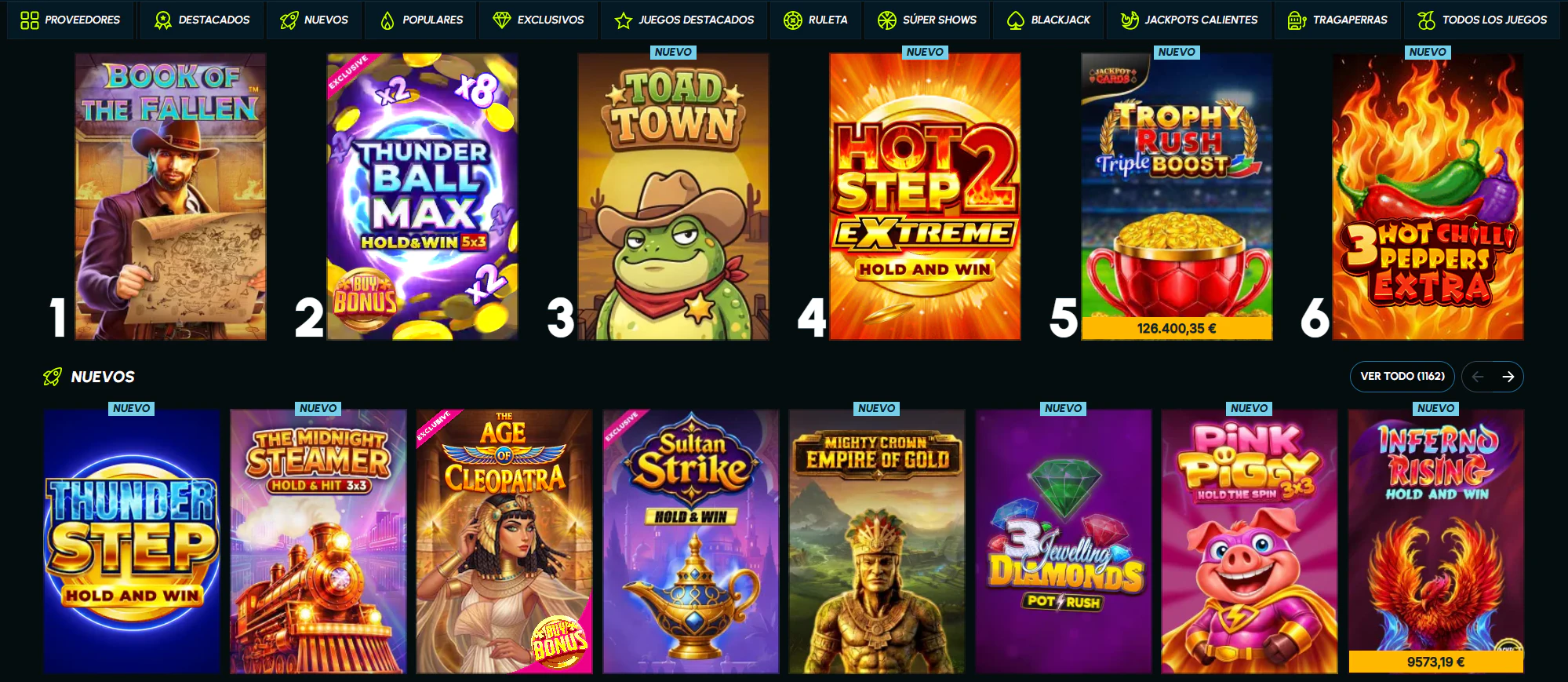Slotexo Casino Página principal